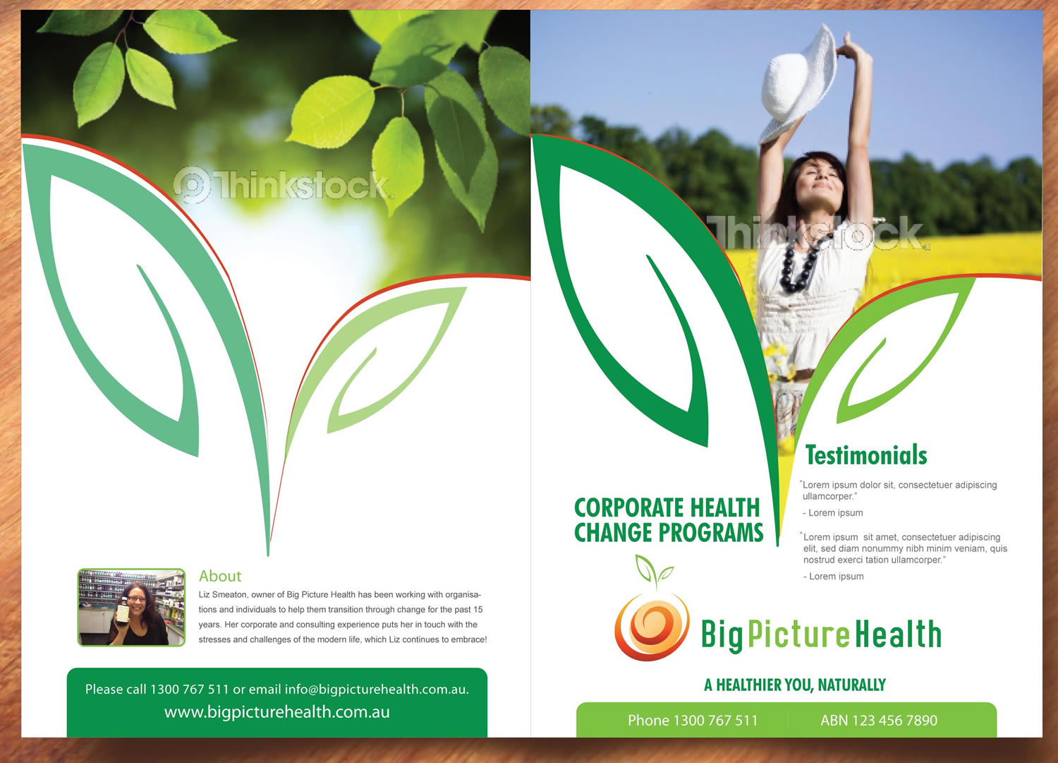 Design de Brochure par Sbss pour Big Picture Health | Design #1834058