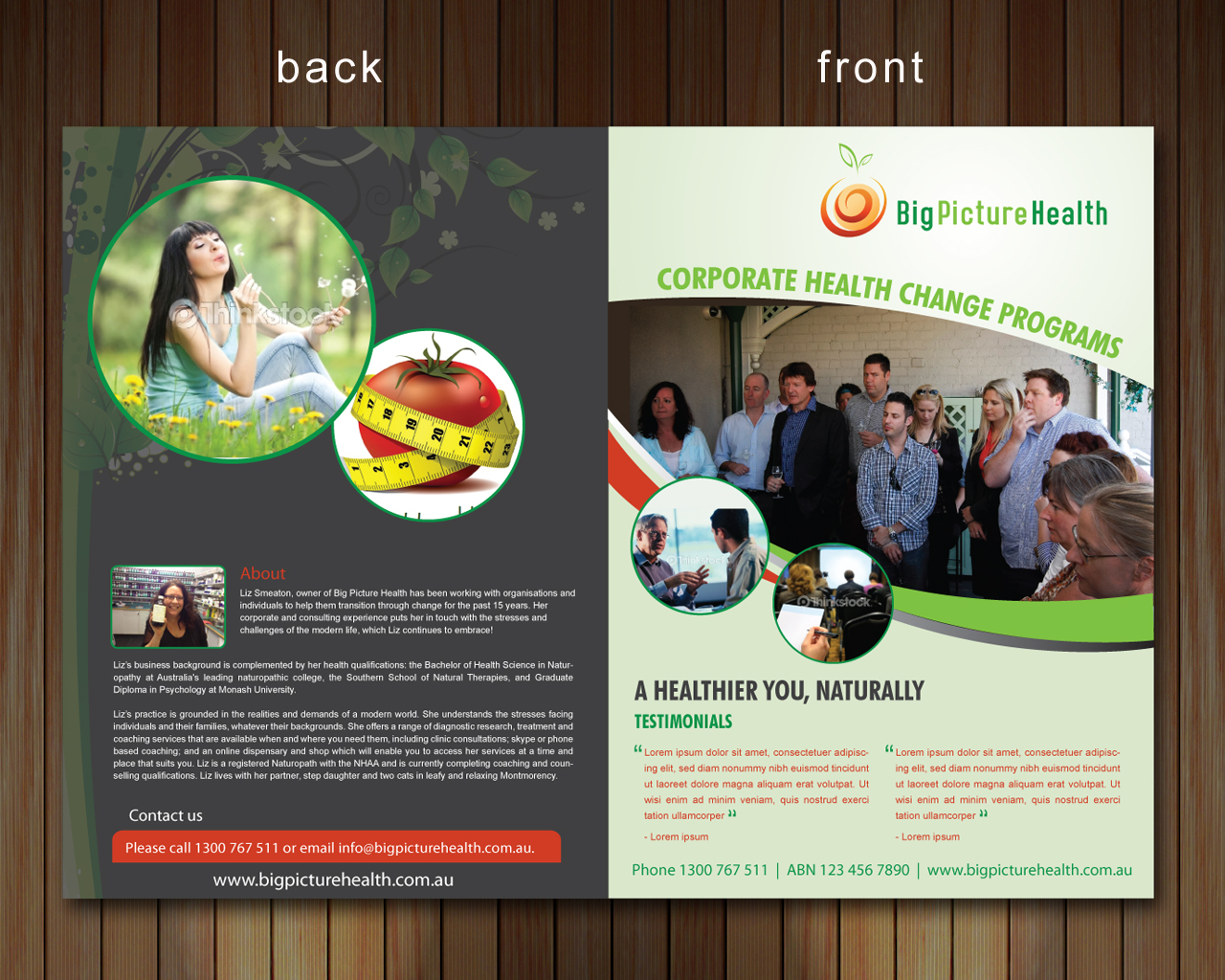 Brochure Design by Sbss for Big Picture Health | Design #1841970