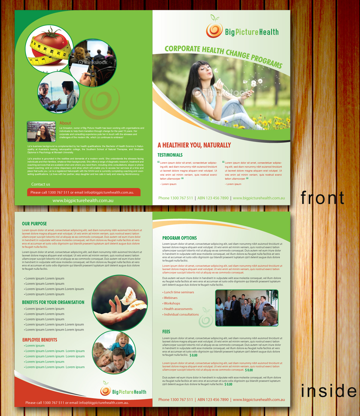 Diseño de Brochure por Sbss para Big Picture Health | Diseño #1867610