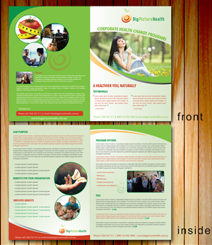 Diseño de Brochure por Sbss para Big Picture Health | Diseño: #1867610