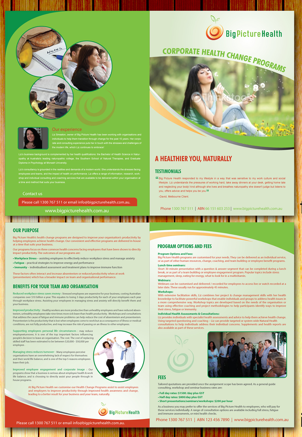 Brochure Design by Sbss for Big Picture Health | Design #1876628