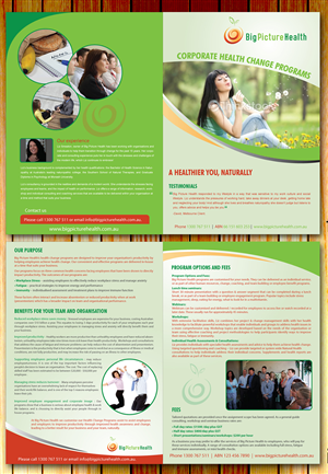 Diseño de Brochure por Sbss para Big Picture Health | Diseño: #1876628