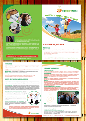 Diseño de Brochure por Sbss para Big Picture Health | Diseño: #1876654
