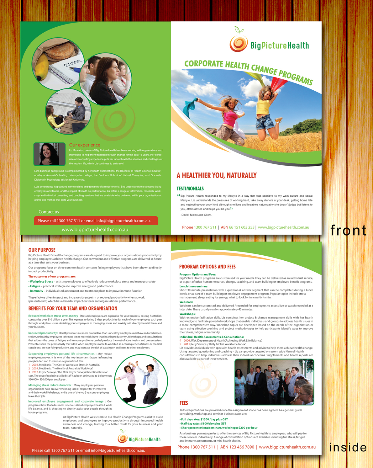Brochure Design by Sbss for Big Picture Health | Design #1887362