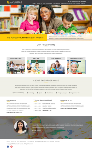 Web Design by Sujit Banerjee for this project | Design: #7121127