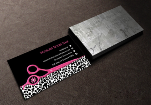 Visitenkarten-Design von Pixi Dust für Scissors Rocks Hair | Design: #7102624