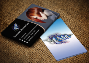 Visitenkarten-Design von Pixi Dust für Scissors Rocks Hair | Design: #7110930