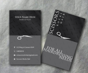 Visitenkarten-Design von Gayan für Scissors Rocks Hair | Design: #7143263