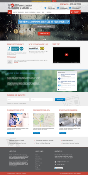 Diseño Web por JustACreative1 para este proyecto | Diseño #7182284