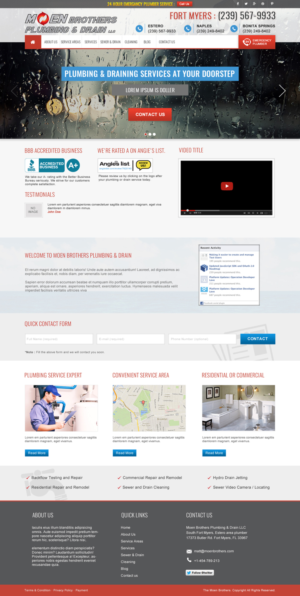 Web-Design von JustACreative1 für dieses Projekt | Design: #7194946