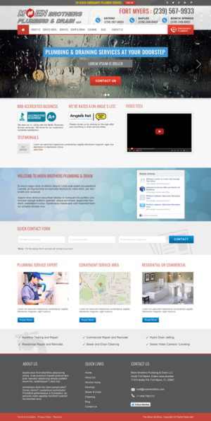 Web-Design von JustACreative1 für dieses Projekt | Design: #7194947