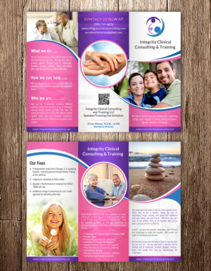Design de Flyer par debdesign pour Integrity Clinical Consulting and Training LLC | Design : #7130507