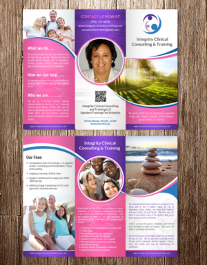 Design de Flyer par debdesign pour Integrity Clinical Consulting and Training LLC | Design : #7140808