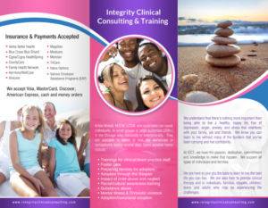 Design de Flyer par debdesign pour Integrity Clinical Consulting and Training LLC | Design : #7321287