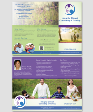 Design de Flyer par alewis.designer19 pour Integrity Clinical Consulting and Training LLC | Design : #7125322