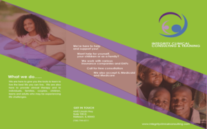 Design de Flyer par AntoanetaG pour Integrity Clinical Consulting and Training LLC | Design : #7099783