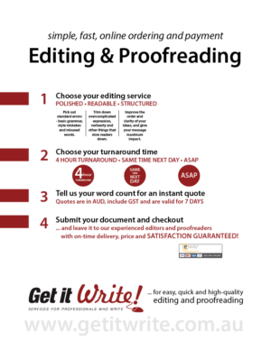 Flyer Design by Ellen Exposurepdp for Get it Write! | Design: #7186354