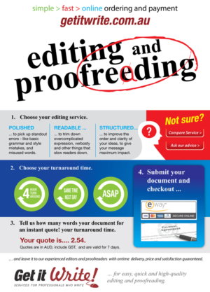 Flyer Design by GMWIRE for Get it Write! | Design: #7164493