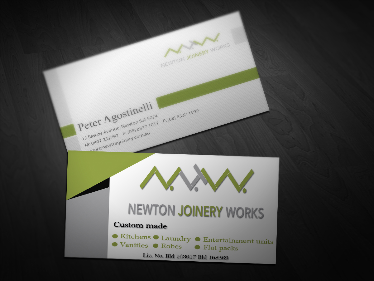 Business Card Design by Harshan for this project | Design #1828081