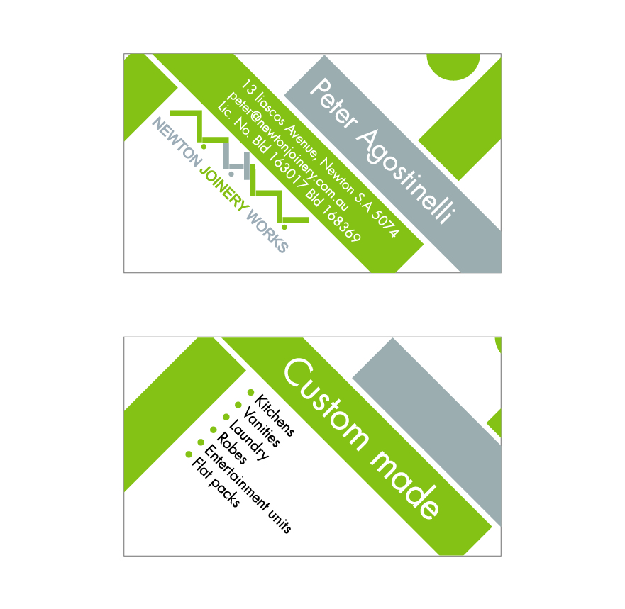 Business Card Design by Irina Makedonska for this project | Design #1815296