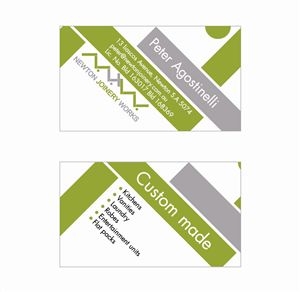 Business Card Design by Irina Makedonska for this project | Design: #1815296