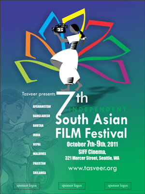 Seattle's 7th South Asian Film Festival | Poster Design by Ample Designs