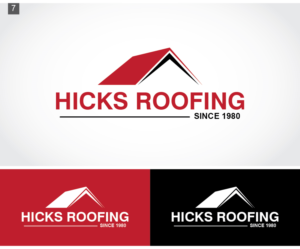 Diseño de Logo por Ayaan ahmed para Hicks Roofing | Diseño: #7206095