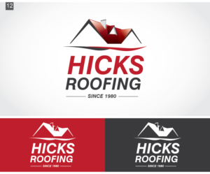 Diseño de Logo por Ayaan ahmed para Hicks Roofing | Diseño: #7206099