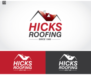 Diseño de Logo por Ayaan ahmed para Hicks Roofing | Diseño: #7224861