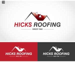 Diseño de Logo por Ayaan ahmed para Hicks Roofing | Diseño: #7224862