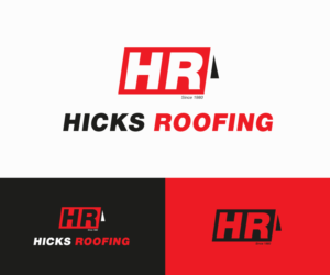 Diseño de Logo por raph para Hicks Roofing | Diseño: #7102415