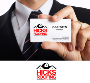 Diseño de Logo por vlad.buzz para Hicks Roofing | Diseño: #7102769