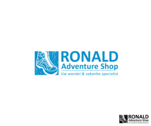 Ronald Adventure Shop: Uw wandel & vakantie specialist | Logo Design by MoonFeather