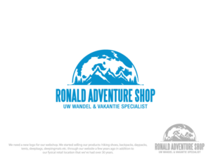 Logo Design by Colorflix™ for Ronald Adventure Shop | Design: #7147361