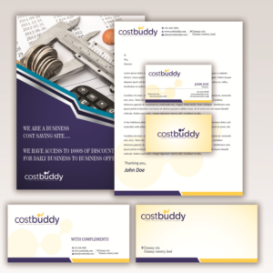 Branding Pack for new business to business cost saving site | Design de Papeterie par Creative Jiniya