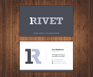 Business Card Design by Stylez Designz for 1Rivet | Design: #7202266