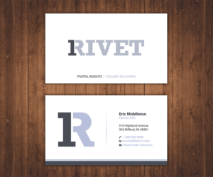 Business Card Design by Stylez Designz for 1Rivet | Design: #7202268