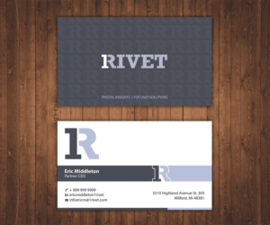 Business Card Design by Stylez Designz for 1Rivet | Design: #7254598