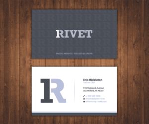 Business Card Design by Stylez Designz for 1Rivet | Design: #7254599