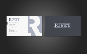 Business Card Design by chandrayaan.creative for 1Rivet | Design: #7114604