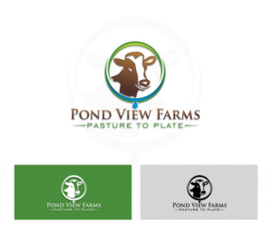 Logo Design by damian for Pond View Farm Incorporated | Design: #7282489