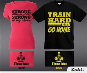 T-shirt Design by berakah07 for Fitness Index | Design: #1836002