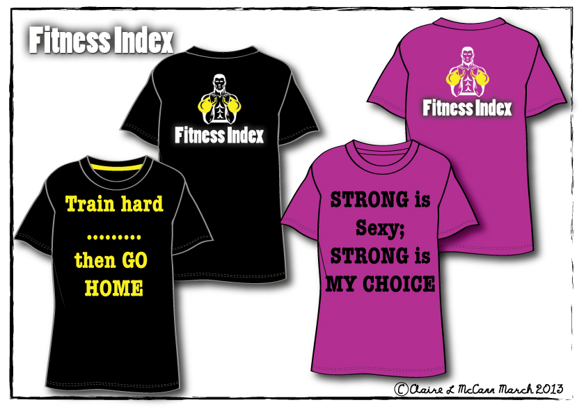 Design de T-shirt par Claire pour Fitness Index | Design #1814999