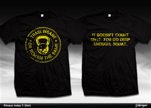 T-shirt Design by gekgrfx for Fitness Index | Design: #1857039