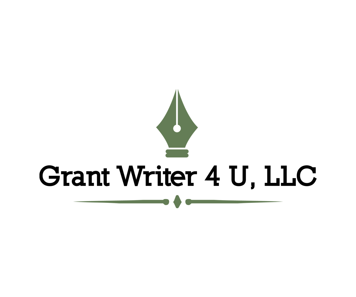 Logo-Design von HXeight für Grant Writer 4 U, LLC | Design #1864709