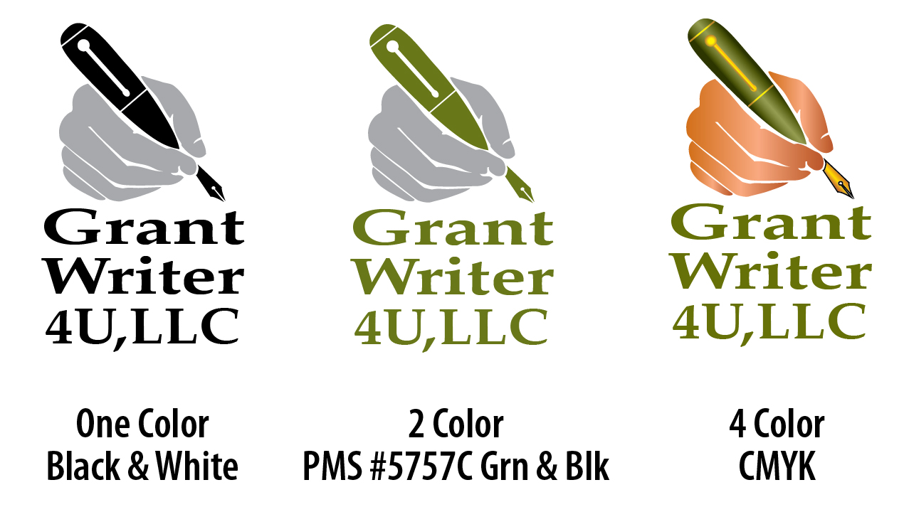 Logo Design by Frank Brittner Graphics for Grant Writer 4 U, LLC | Design #1823808