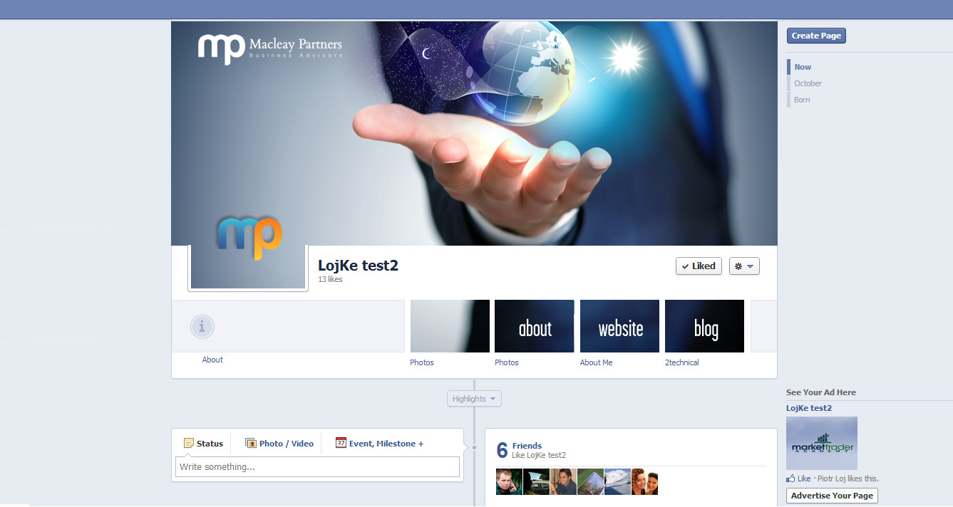 Diseño de Facebook por lojke para Macleay Partners | Diseño #1881738
