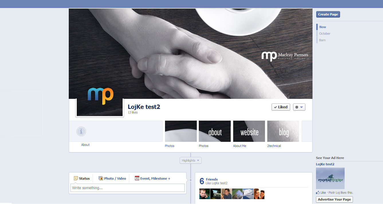 Facebook Design by lojke for Macleay Partners | Design #1881743