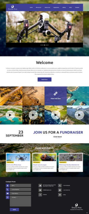 Web Design by pb for this project | Design: #7123592