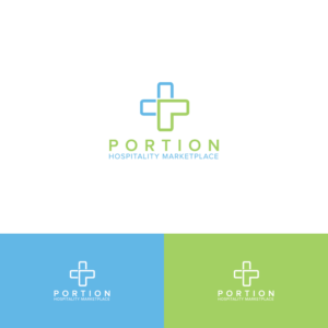 portion hospitality marketplace | Logo Design by TerryBogard